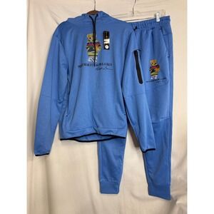Polo Ralph Lauren Mens Polo Bear Hoodie and Joggers Tracksuit Set Blue Size M